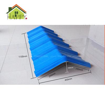 China Fireproof Roofs Types For Poultry House PVC Wall Panel Porcelain Building Materials Roofing Sheets for sale