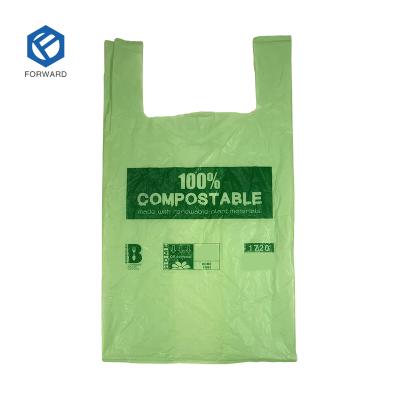 China BIODEGRADABLE custom LOGO mylar bolsa food packaging pouch reusable eco friendly compostable shopping biodegradable PLA PBAT plastic bags for sale