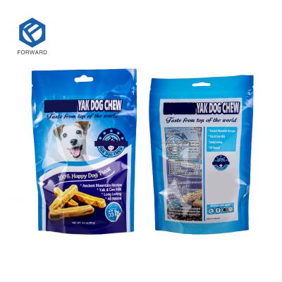 China Recyclable Soft Custom Reusable Aluminum Foil Stand Up Smell Proof Vacuum Pet Food Pouch for sale