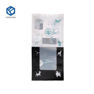 China Popular Recyclable Heat Seal Gravure Printing Plastic Dog Treats Food Packaging Rack Bag for sale