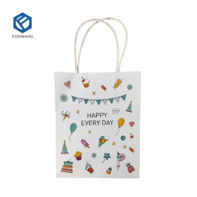 China Recyclable Wholesale Custom Printed Low Price Gift Paper Shopping Bag With Paper Handles for sale