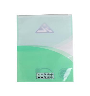 China Recyclable High Quality Frosted PVC/EVA/PP Zipper Bag With Logo Support Custom Frosted Zipper Bag For Clothing for sale