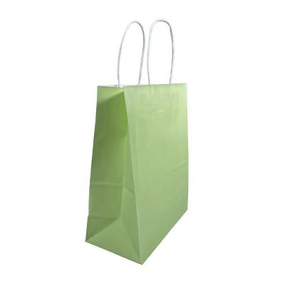 China Recyclable Custom Printing Folded Kraft Paper Pouch Online Shopping Bags For Shopping With Logo for sale