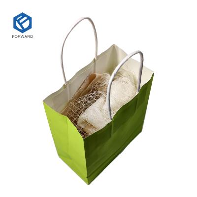 China Recyclable Custom Logo Size Christmas Food Paper Pouch Plastic Packaging Shopping Bag For Gift for sale