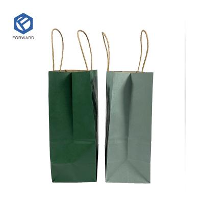 China Custom Logo Printed Blue Christmas Gift Eco Friendly Wholesale Recyclable Promotional Bags For Gifts for sale