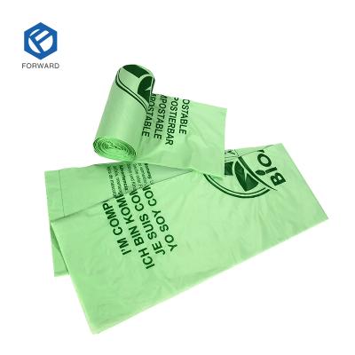 China New Design BIODEGRADABLE Tubular Bag Roll Plastic Pla Bag Roll Compostable Reuse Compostable Recycling Plastic Bag for sale