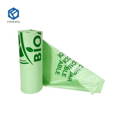 China Customized PlA Tubular Bag Roll Biodegradable Reuse Compostable Biodegradable Plastic Waste Bag for sale