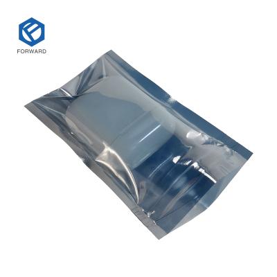 China Recyclable Customizable Plastic ESD Shielding Zipper Lock Bag SMT LED Electronic Components Storage ESD Bag for sale