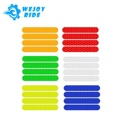 China Reminder others when cycling outside fluorescent reflective scooter PVC sticker set for G30 Max electric scooter for sale