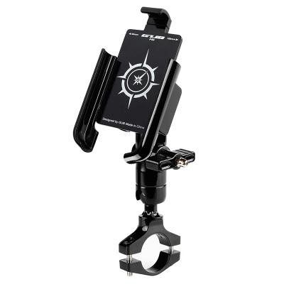 China Aluminum Alloy Electric Scooter Bike Phone Mount GUB Bicycle Aluminum Mobile Phone Holder P50 for sale