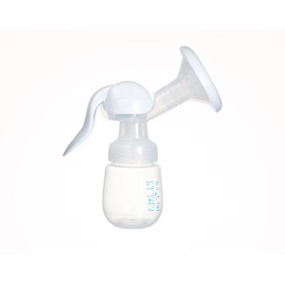 China BPA Free Comfortable Manual Baby Massage Breast Pump Suction Feeding Breast Pump for sale