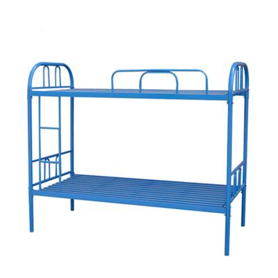 China (Size) 2021 Adjustable Hot Selling No Screws Dormitory Bunk Bed Adult Steel Military Style Board Durable Metal Bunk Beds for sale