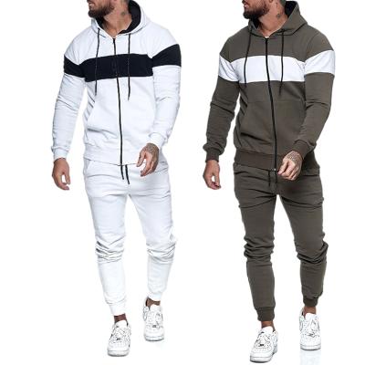 China Breathable Design Your Own Tracksuit Tech Fleece Mens Slimfit Two Piece Set Tracksuit for sale