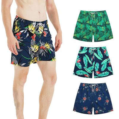 China Anti-wrinkle polyester nylon drawing shorts men's swimwear swimwear swimming shorts with pockets for sale