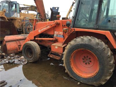 China used hitachi backhoe bx70 with good condition for sale