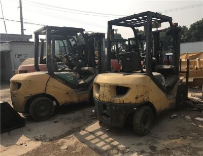 China Komatsu Japan Forklift FD30-17/FD3016/FD30 3 ton Forklift With 3 stages and side shift for sale