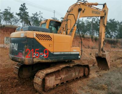 China secondhand 90% newl korea hyundai 215-9 excavator for sale, original korea hyundai excavator/with jack hammer for sale