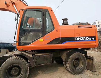 China good condition wheel excavator DH210W-7 wheel excavator/secondhand doosan wheel excavator for sale/21ton wheel excavator for sale