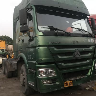 China Used 375hp 371hp SINOTRUK used tractor truck HOWO SINOTRUCK howo trailer header head for sale for sale