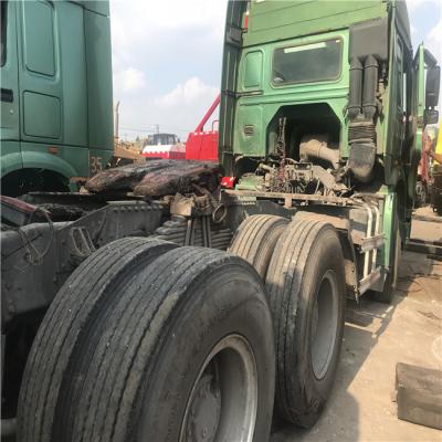 China Howo make 371hp truck head used condition sinotruk Howo 371hp 375hp 380hp tractor for sale