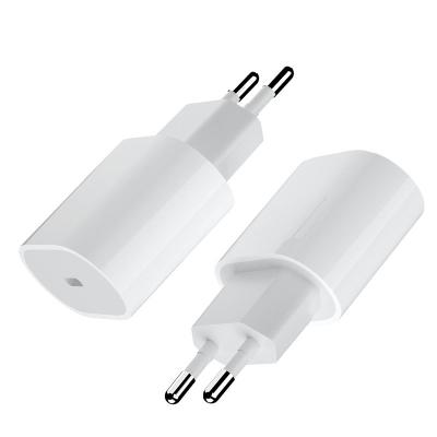 China Mobile Phone Wall Charger For Iphone Fast Charging Type-C 20W PD Cable Charger For Iphone Plug Cable Box for sale