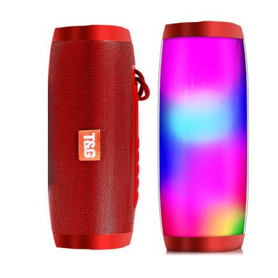 China From Mini Factory Wholesale Portable Blutooth speaker mini LED colorful light radio speaker for sale