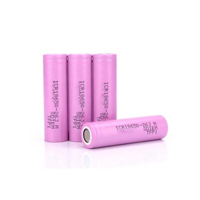 China Rechargeable Li Ion Battery 2600mAh 26JM Toys 3.7v Lithium 18650 Li-ion Batteries For Flashlight for sale