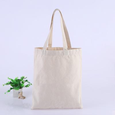 China Hot Selling Recyclable Cotton Shopping Tote Bag With Custom Logo Shoulder Strap Reusable Tote Bag for sale