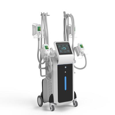 China Newest invention four big cryo handles can work together cellulite removal cryolipolysis lipo freeze machine for salon for sale