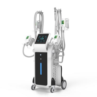 China Multi-size cool A B C double chin handles simultaneous working cryolipolysis 4 head for sale