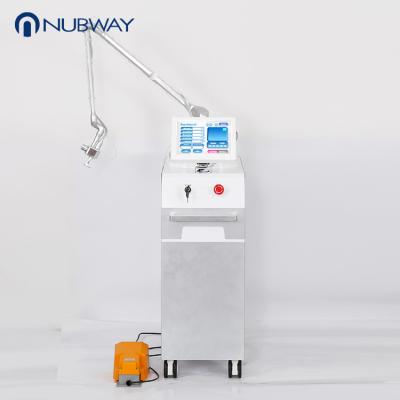 China Scar removal vertical Co2 fractional RF tube dark spots / Acne removal machine for sale