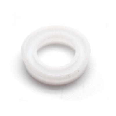 China CNC Turning Parts Nylon Deep Groove Ball Bearing Sanitary PTFE Clamp Ferrule Rubber Seal for sale