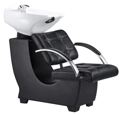 China 2020 modern hot sale shampoo bowl for beauty salon salon shampoo bed for sale for sale