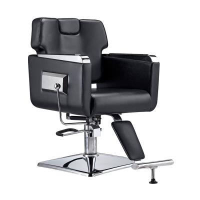 China Black Barber Chair New Other Vintage Salon Furniture Salon Chair Recliner Hairdressing for sale