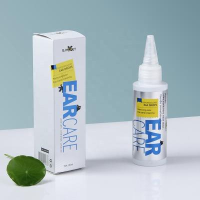 China Viable Pet Odor Anti Ear Drops Dogs Cats Ear Mite Remover Dog Ear Cleaning Remover for sale