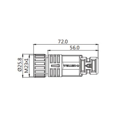 China Industrial/Automotive/New Year-end hot sale M23 automotive female straight type single end cordset industrial circular sensor connectors with 10A 160V. for sale