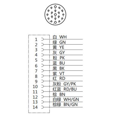 China Hot Selling Industrial / Automotive / Single End Cordset 2020 New Year End Female Angle Type Automotive M23 Industrial Circular Sensor Connectors with 10A 160V. for sale