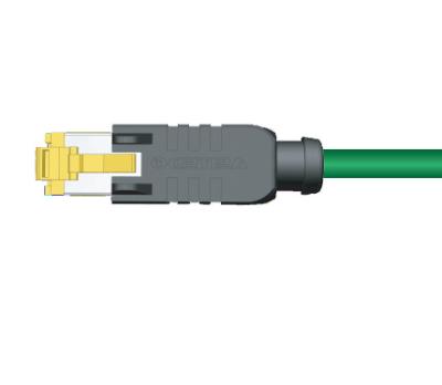 China Automobile CE ROHS Approved bus protocol net wiring shield RJ45 profi connection cat5 cable with 3 to 10 meter length wire. for sale