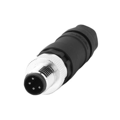 China Industrial / Automation / Automotive IP68 Waterproof M8 Industrial Circular A-coding 4-Pin Sensor Connector and Quik Screw Plugs. for sale