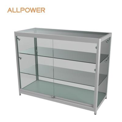 China ALLPOWER CT3 Classic Luxury Glass Jewelry Store Display Showcase For Sale Jewelry Display Cabinet Jewelry Mall Counter Jewelry Kiosk for sale