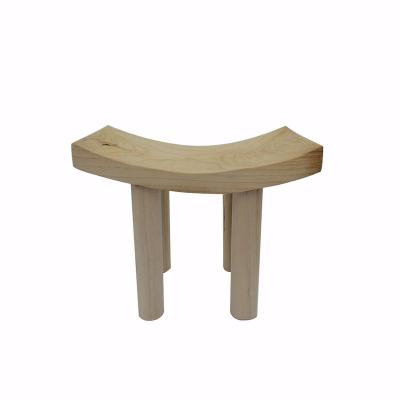 China Traditional Wholesale Natural Outdoor Furniture Vintage Wooden Stool Solid Wood For Wedding Bathroom for sale