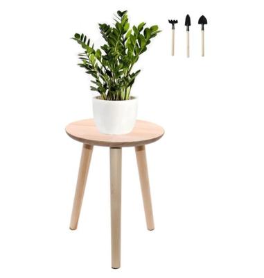 China Contemporary Wooden Plant Stand, Modern Plant Stand, Medieval Height 15 Inches (Approx 38.1 cm) Decorative Flowerpot Support for sale