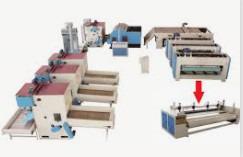 Cina ZCM-1000 non woven machinery, geotextile plant, insulation material production line in vendita