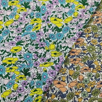 China High Quality Plain Weave Stretch HuaZu Textile Printed Pattern Rayon Challis Poplin Fabric for sale