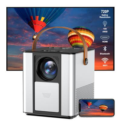 China Full HD 720p Lcd Android Smart Projector Pocket Small Portable Home Digital Cinema 4k Mini Projector for sale