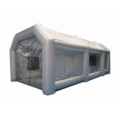 China Portable Mobile Used Small Car Spray Paint Booth Car Spray Paint Booth Inflatable Baking Tent With Carbon Filter For Sale for sale