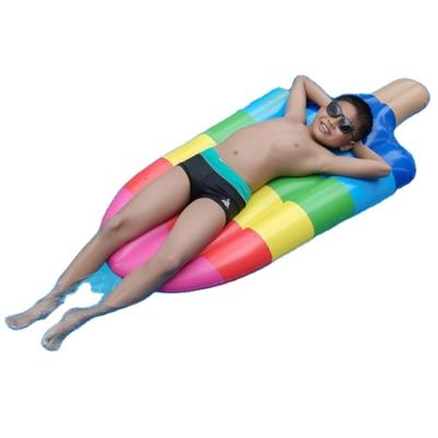 China 0.25mm PVC 6P Sunway Manufacturer Eco-friendly Standard Inflatable Rainbow Popsicle Pool Float, Inflatable Pool for sale