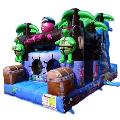 China Outdoor PVC Tarpaulin 0.55mm Plato Do Inflatable Obstacle Course, Inflatable Racing Games For Games for sale