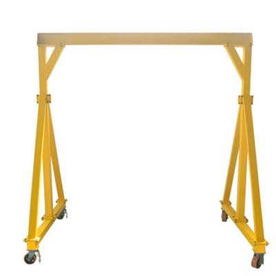 China Workshop Small Mini Gantry Crane CE Approval 500kg 1 2 3 5 Ton Adjustable Portable Gantry Crane Price With Electric Chain Hoist for sale