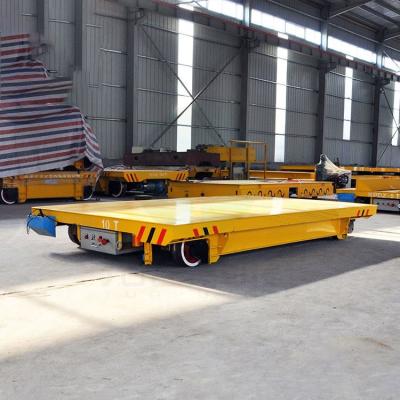 China Rail Electric Power Trolley Low Voltage AGV Transfer Turn Cart for sale